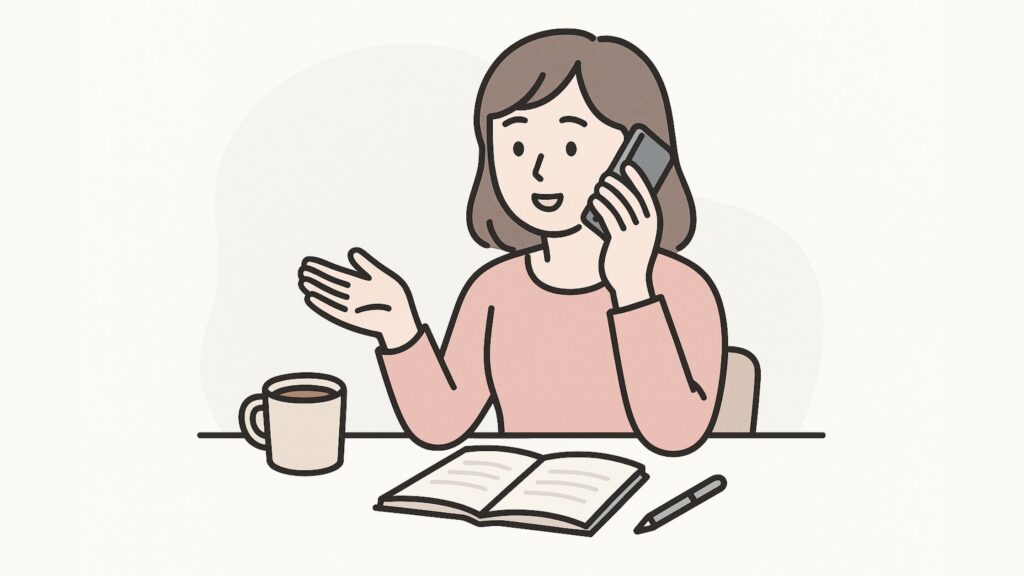 気持ちを話せる相手を持つ