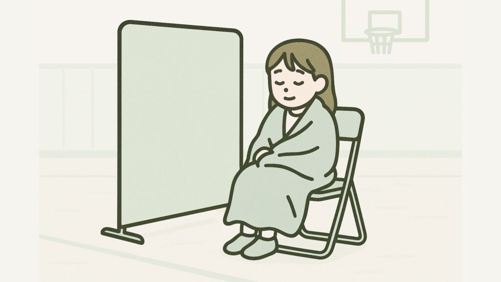 無理させず休憩場所を確保する